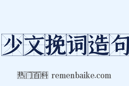 少文挽词造句是什么意思的图片